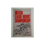 SPEEDWAY - 1974 BRITISH RIDERS CHAMPIONSHIP AT BELLE VUE PROGRAMME + TICKET