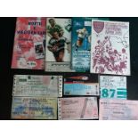 RUGBY UNION - PROGRAMMES & TICKETS