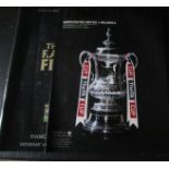 MANCHESTER UNITED FA CUP FINAL PROGRAMMES V CHELSEA & MILLWALL