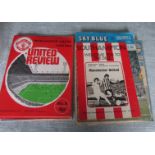 MANCHESTER UNITED HOME & AWAY PROGRAMMES 1973-74 SEASON X 16