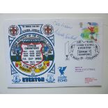 1988 EVERTON LIMITED EDITION POSTAL COVER AUTOGRAPHED BY NEVILLE SOUTHALL