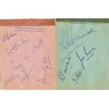 1940/50'S AUTOGRAPHS MIDDLESBROUGH PRESTON