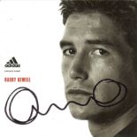 HARRY KEWELL LEEDS & AUSTRALIA HAND SIGNED ADIDAS CARD