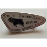 DERBY COUNTY - 2011-12 JUNIOR RAM BADGE