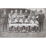 WEST HAM - VINTAGE 1923 FA CUP FINAL TEAM POSTCARD