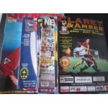 MANCHESTER UNITED AWAY PROGRAMMES 2000-01 SEASON X 9