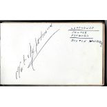 NAT LOFTHOUSE & ROY BENTLEY AUTOGRAPHS - BOLTON, CHELSEA, QPR, NEWCASTLE, FULHAM, ENGLAND