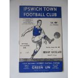 1954-55 IPSWICH V BISHOP AUCKLAND FA CUP