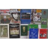 CRICKET - PROGRAMMES, BROCHURES & BOOKS