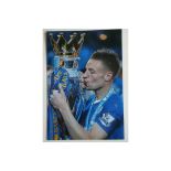 LEICESTER CITY - J. VARDY SIGNED PHOTO