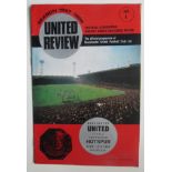 1967 CHARITY SHIELD MANCHESTER UNITED V TOTTENHAM