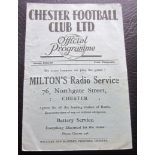 1946-47 CHESTER V PLYMOUTH ARGYLE FA CUP