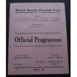 1945-46 BRISTOL ROVERS V TORQUAY UNITED