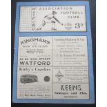 1949-50 WATFORD V TORQUAY UNITED