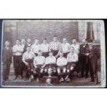 SHEFFIELD UNITED 1899 FA CUP WINNING TEAM CABINET CARD