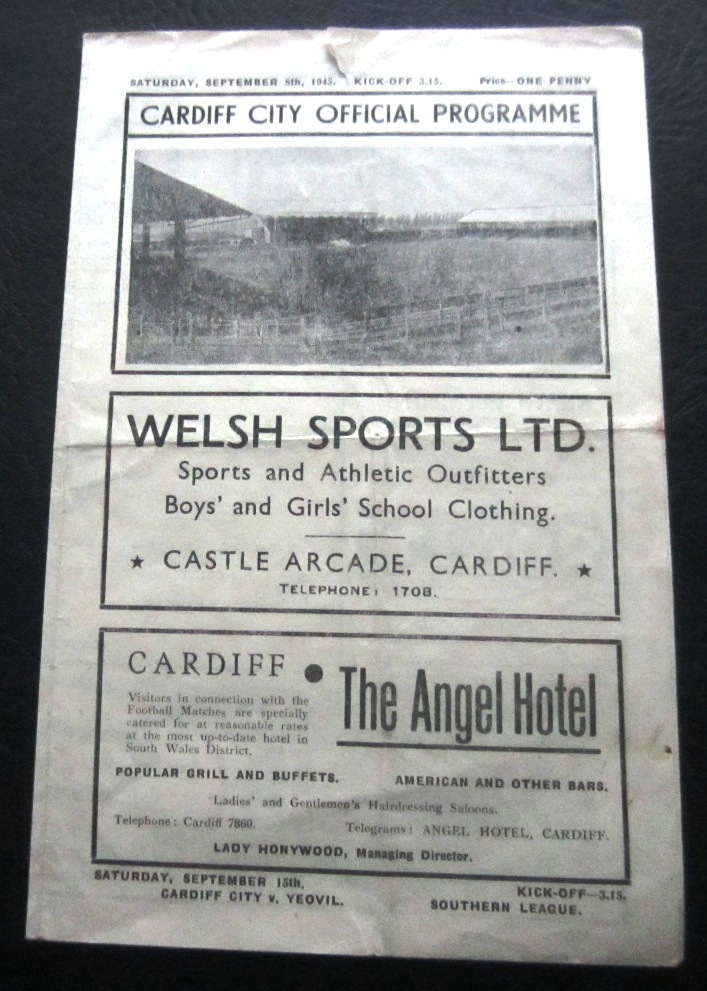 1945-46 CARDIFF V TORQUAY