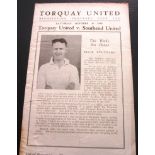 1948-49 TORQUAY UNITED V SOUTHEND UNITED