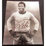 PELE HAND SIGNED PHOTOGRAPH