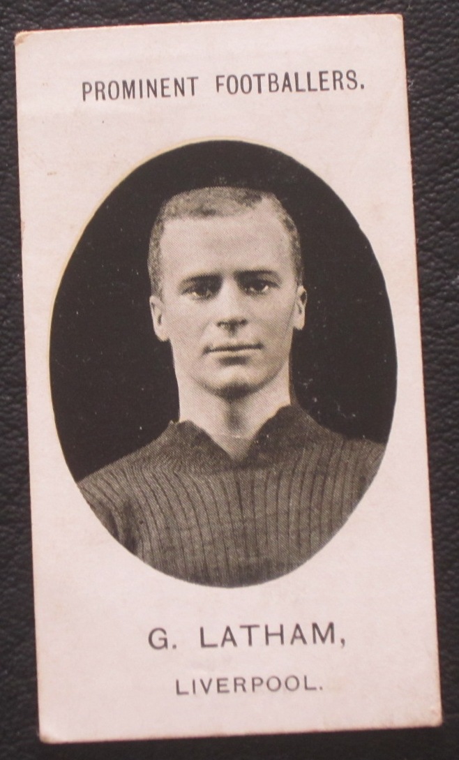 LIVERPOOL TADDY CIGARETTE CARD - G. LATHAM