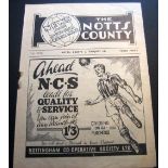 1949-50 NOTTS COUNTY V TORQUAY UNITD