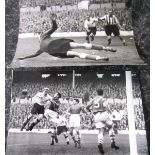 TOTTENHAM ORIGINAL PRESS PHOTOGRAPHS 1948 & 1955 ( SHEFFIELD WEDNESDAY & BOLTON )