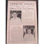 1948-49 TORQUAY UNITED V NORTHAMPTON TOWN