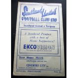 1949-50 SOUTHEND V TORQUAY UNITED