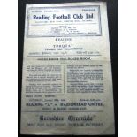 1945-46 READING V TORQUAY UNITED - LEAGUE CUP GAME