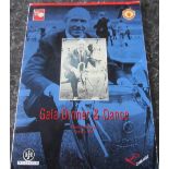 MANCHESTER UNITED 25TH ANIV OF 1968 EUROPEAN CUP - SIGNED BY G.BEST, EUSABIO, BUSBY, CHARLTON,ETC