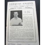 1948-49 TORQUAY UNITED V ALDERSHOT