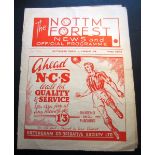 1949-50 NOTTINGHAM FOREST V TORQUAY UNITED