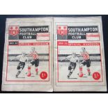 SOUTHAMPTON HANDBOOKS 1951-52 & 1952-53