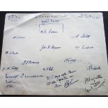 SOUTHAMPTON AUTOGRAPHS 1934-35