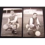 ARSENAL - FRANK McCLINTOCK & GEORGE GRAHAM HAND SIGNED PHOTO'S