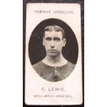 WOOLWICH ARSENAL TADDY CIGARETTE CARD - C. LEWIS