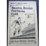 1948-49 BRISTOL ROVERS V TORQUAY UNITED