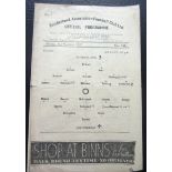 1942-43 SUNDERLAND V GATESHEAD