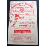 1949-50 BOURNEMOUTH V TORQUAY UNITED