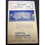 1948-49 READING V TORQUAY UNITED