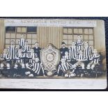 NEWCASTLE UNITED ORIGINAL 1906-07 POSTCARD