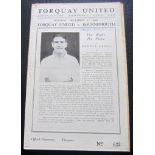 1948-49 TORQUAY UNITED V BOURNEMOUTH