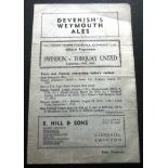 1945-46 SWINDON V TORQUAY