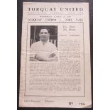 1948-49 TORQUAY UNITED V PORT VALE