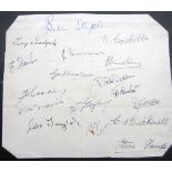 WEST HAM AUTOGRAPHS 1947-48