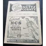 1948-49 NOTTS COUNTY V TORQUAY UNITED