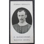 WOOLWICH ARSENAL TADDY CIGARETTE CARD - R. McEACHRANE