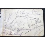 PLYMOUTH ARGYLE VINTAGE AUTOGRAPHED ALBUM PAGE 1938