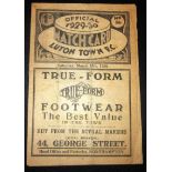 1929-30 LUTON TOWN V PLYMOUTH ARGYLE