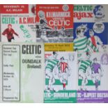 CELTIC - COLLECTION OF HOME PROGRAMMES X 25