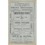 1931-32 HERTFORD TOWN V EASTBOURNE COMRADES